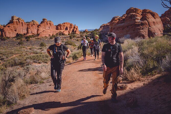 Arches Full Day Small Group Tour & Hike - Balance Rock and the “frozen” sand dunes stop