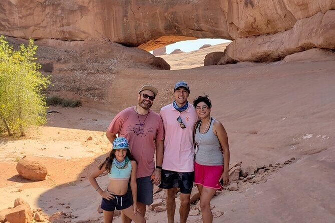 Arches National Park Back Country Adventure from Moab - The geology lesson you’ll actually remember: salt bed to sandstone fins