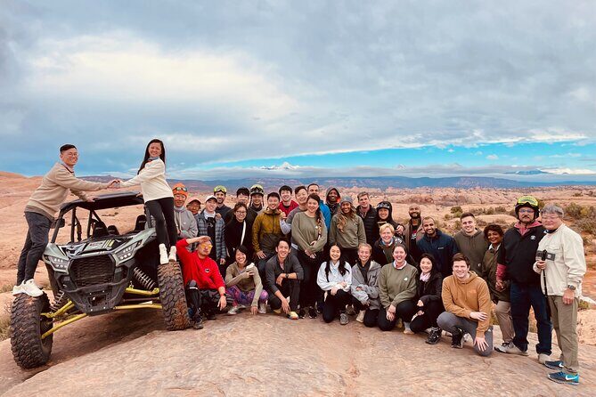 BEST! Hell's Revenge U-Drive 4X4 Tour in Moab +Dinosaur Tracks! - Hell’s Revenge trail time: red sandstone, obstacles, and dinosaur tracks