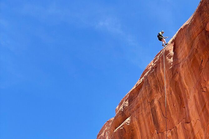 Discover Moab Rappelling on a Private Canyoneering Adventure - Bow & Arrow Canyon: the half-day adventure that fits real schedules