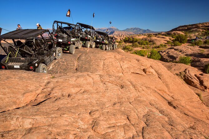 Exhilarating Hells Revenge 4X4- 3 HOUR TOUR - Canyons, rock formations, and dinosaur footprints in the middle of the action
