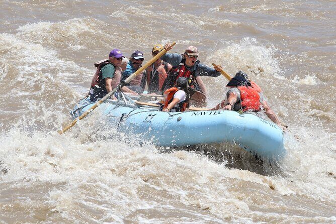 Fisher Towers Half-Day Rafting Day Trip from Moab - Navtec Expeditions setup: meet in town, then go to the river