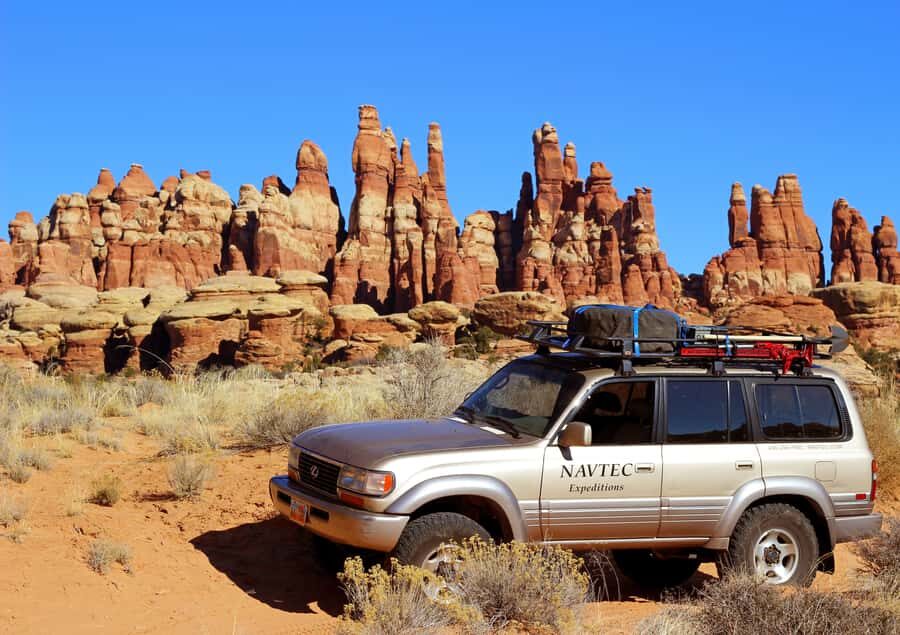 From Moab: Canyonlands Needle District 4x4 Tour - What to bring for a hot, dusty, off-road day