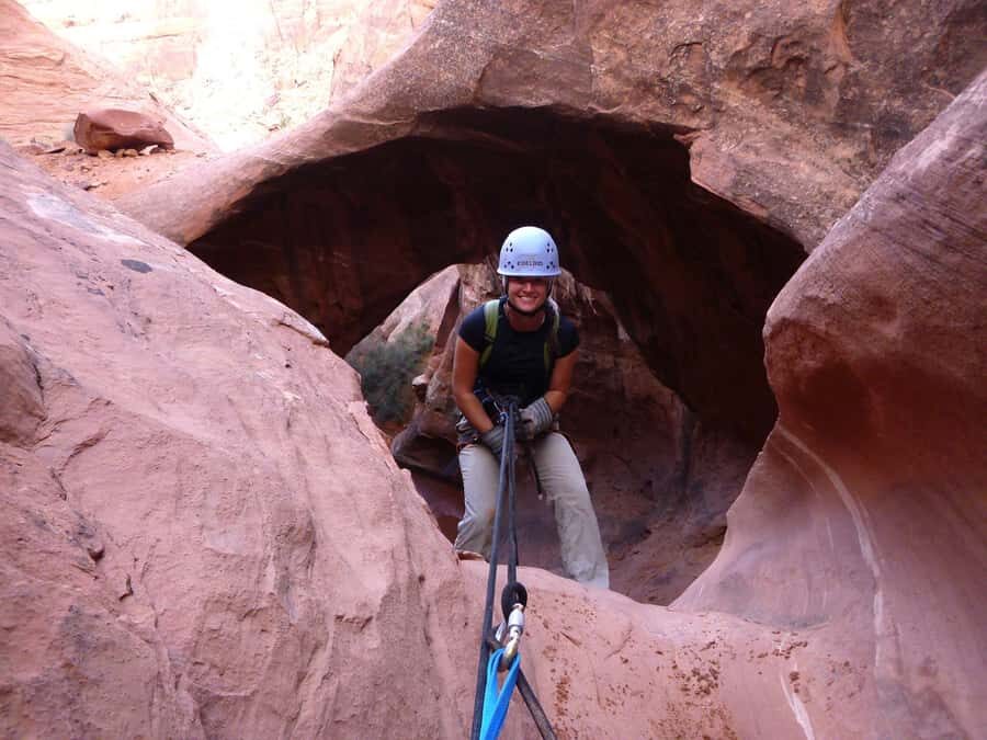 From Moab: Rock of Ages Moderate Rappelling Obstacle Course - What “moderate technical” really means on the ground