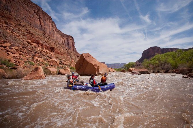 Full day Fisher Towers Rafting - Moab - Getting on the river: meeting at 1140 S Main St and gearing up