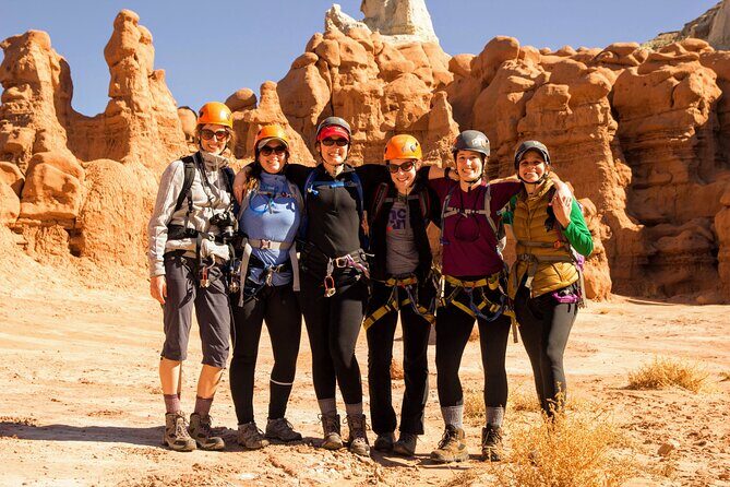 Goblin Valley State Park Canyoneering Adventure - Entering the slot canyon: where the Goblins disappear