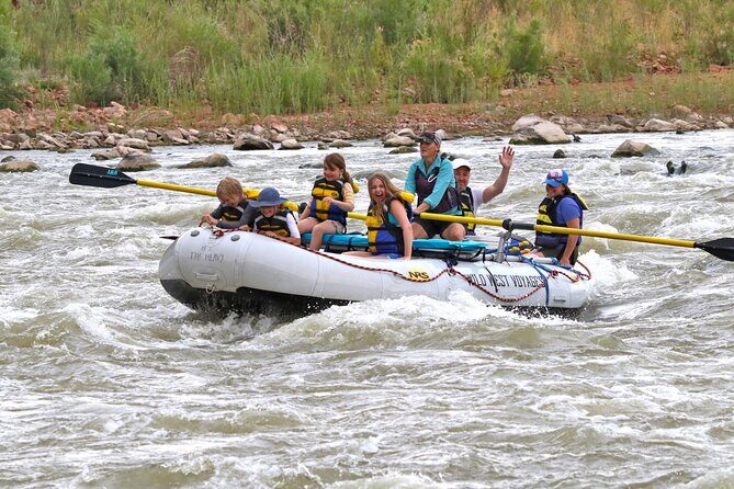 Half-Day Family-Friendly Moab Raft Trip - Colorado Riverway Recreation Area: calm sections, cool dips, and class I–III rapids