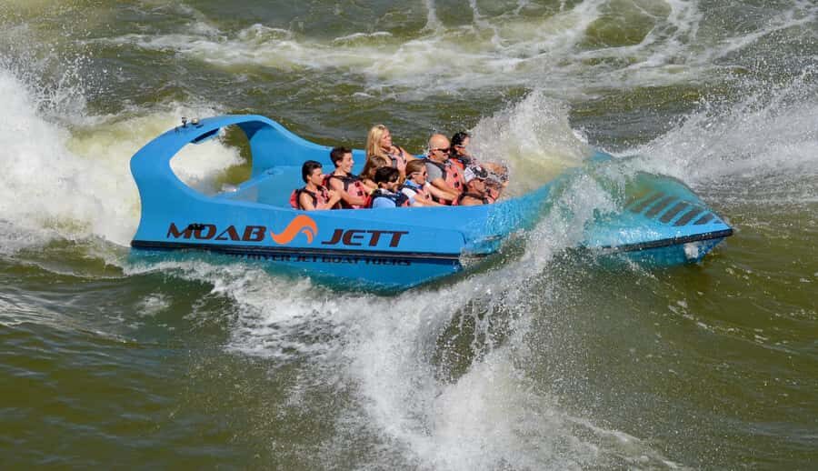 Moab: 2-Hour New Zealand style Adventure Jet Boat Tour - The 2-hour run: from check-in to splashy turns