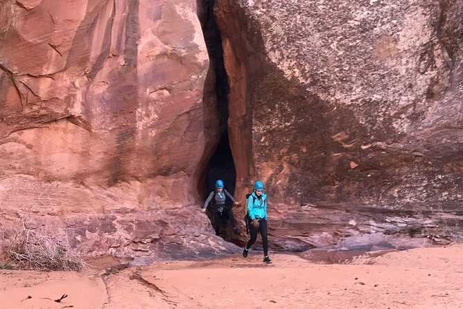 Moab Canyoneering and Packrafting Combo - Desert canyoneering: ancient dunes, two rappels, and crevices