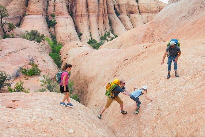 Moab Canyoneering Experience - The 3-Mile Route: Petrified Dunes, Two Drops, and a River Stream