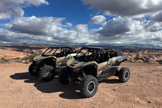 Moab Custom 4 Seat Kawasaki KRX® 1000 Off Road UTV Rental - The custom Kawasaki KRX 1000: what you’re actually renting