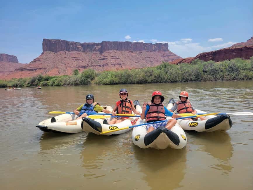 Moab Half Day Kayaking Trip - Colorado River - Guides and Support: An Independent Kayak Trip With a Safety Net