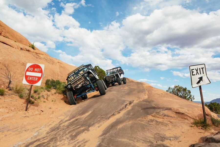 Moab: Hells Revenge Trail Off-Roading Adventure - The vehicles and safety gear (this is the real reason to book guided)