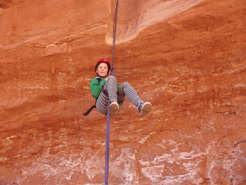Moab: Morning or Afternoon Half-Day Rappelling Tour - Slot Canyon Canyoneering: Wet Feet, Small Falls, Clear Pools