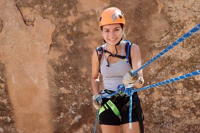 Moab Rappeling Adventure: Medieval Chamber Slot Canyon - What to bring: water bottle, backpack, and shoes that can take a beating