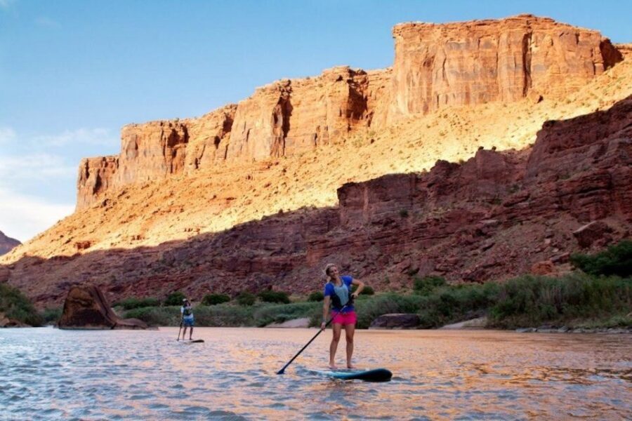 Moab: Stand-Up Paddleboard with small rapids on Colorado - The Short Van Ride: A Quick Reframe Before the River