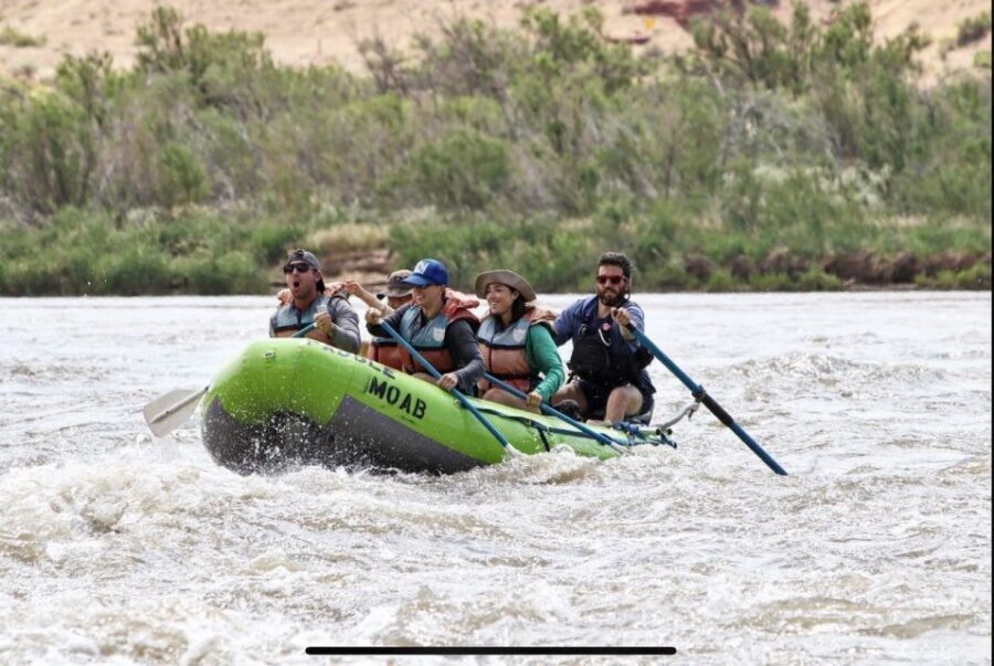 Moab: Whitewater Rafting on the Colorado River - Fisher Towers run: class II/III rapids you can feel