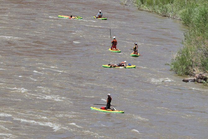 Rappelling and Stand Up Paddleboarding Combo - Transition to the Colorado Riverway: from effort to glide