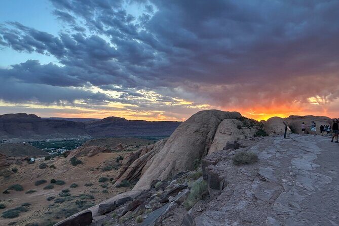 Sunset Private Off-Road Jeep Tour in Moab - The Big View Moment: Arches Backside From the Colorado River Side