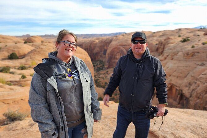 U-Drive Hells Revenge 4x4 Tour- Half Day 3.5 HR - Stop 2: Fins & Things in the Sandflats Recreation Area