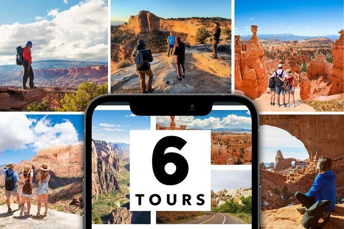 Utah Mighty 5 Adventure Bundle: 8 Self-Guided Audio Tours - Price and value: $31.19 per group with no per-person math