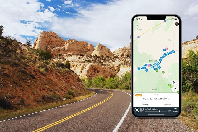 Utah Mighty 5 Adventure Bundle: 8 Self-Guided Audio Tours - How the Shaka Guide app works on the road (offline, GPS, and battery tips)